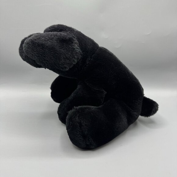 Vintage Black Labrador Puppy Dog Plush 12" Stuffed Animal NO TAGS - Picture 2 of 10